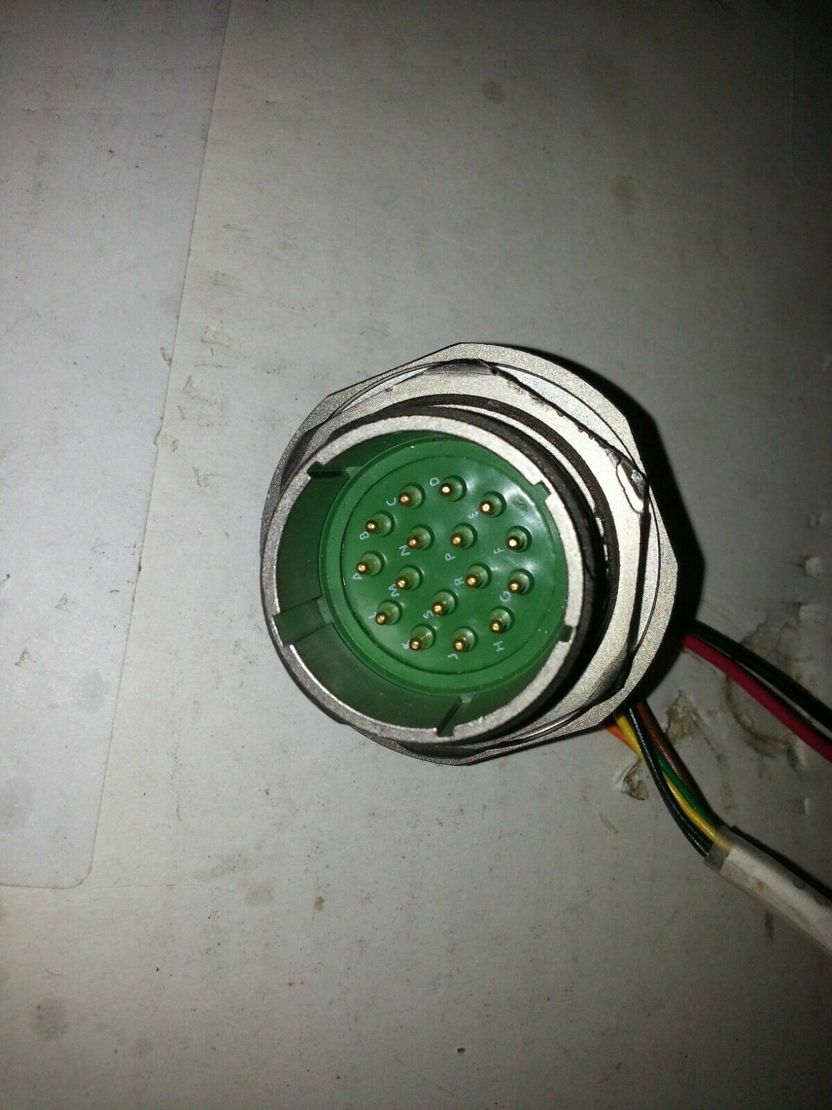 AMP JD38999/24FG16PN Mil-Spec Jam Nut Receptacle Circular Connector 16 Pin USA