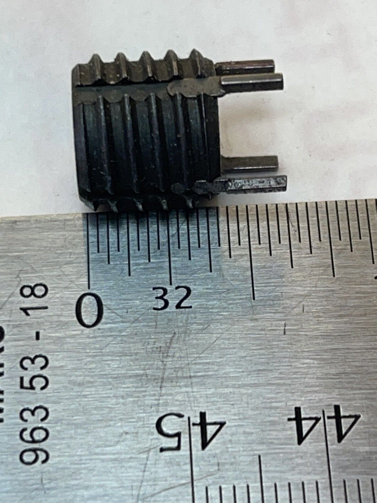 Plain Steel Thread Locking Insert 1/4-18 Internal 1/2-13 Extnl x 7/16”L (24M235)
