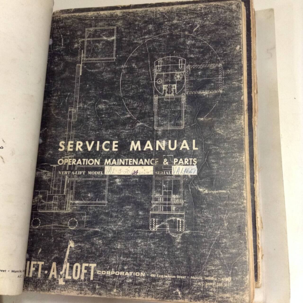 LIFT A LOFT Service Manual 55-24.0 Used #70995