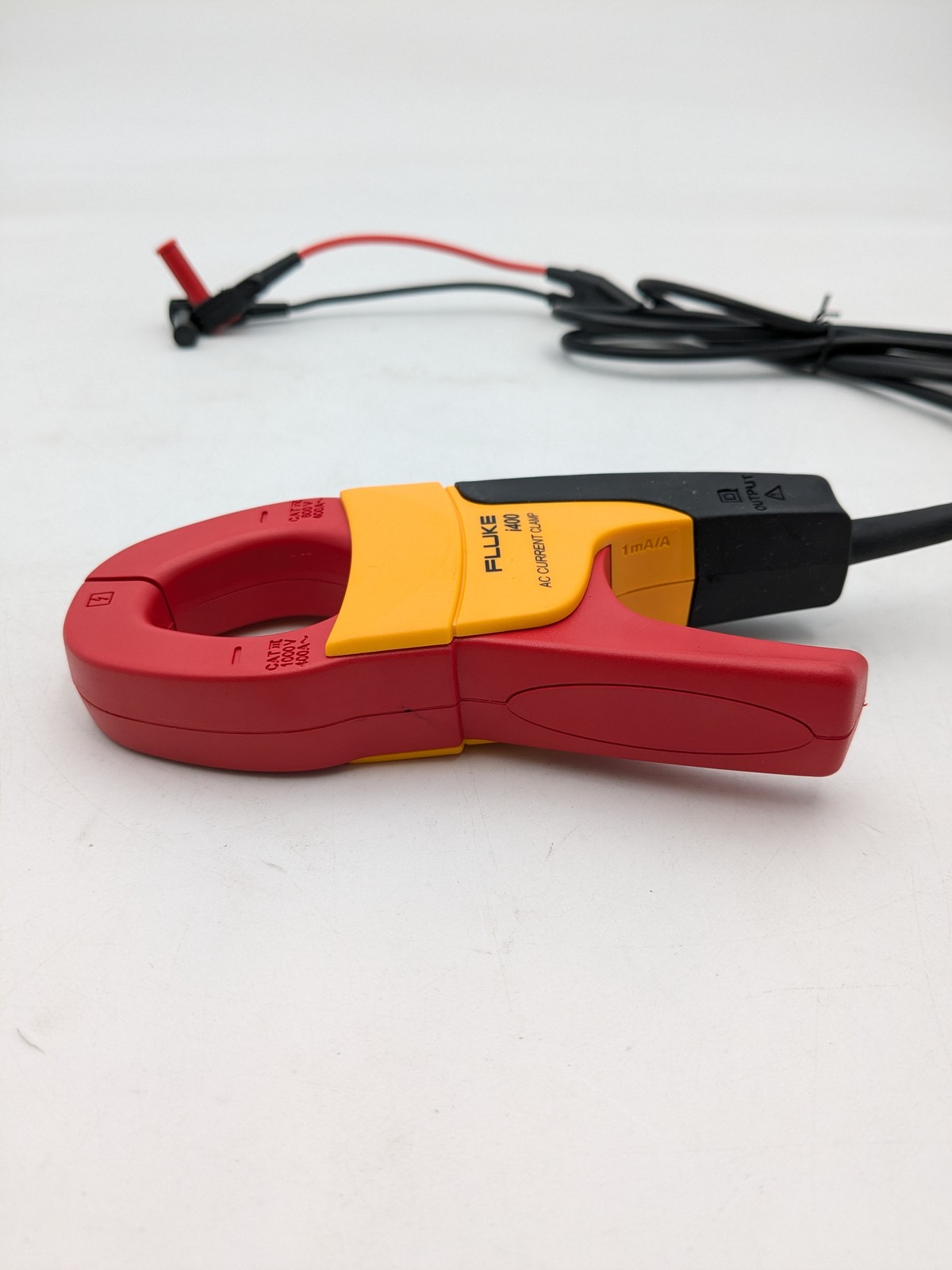 Fluke i400 AC Current Clamp 4mm Banana Plug For Multimeter 600v-1000v 400A