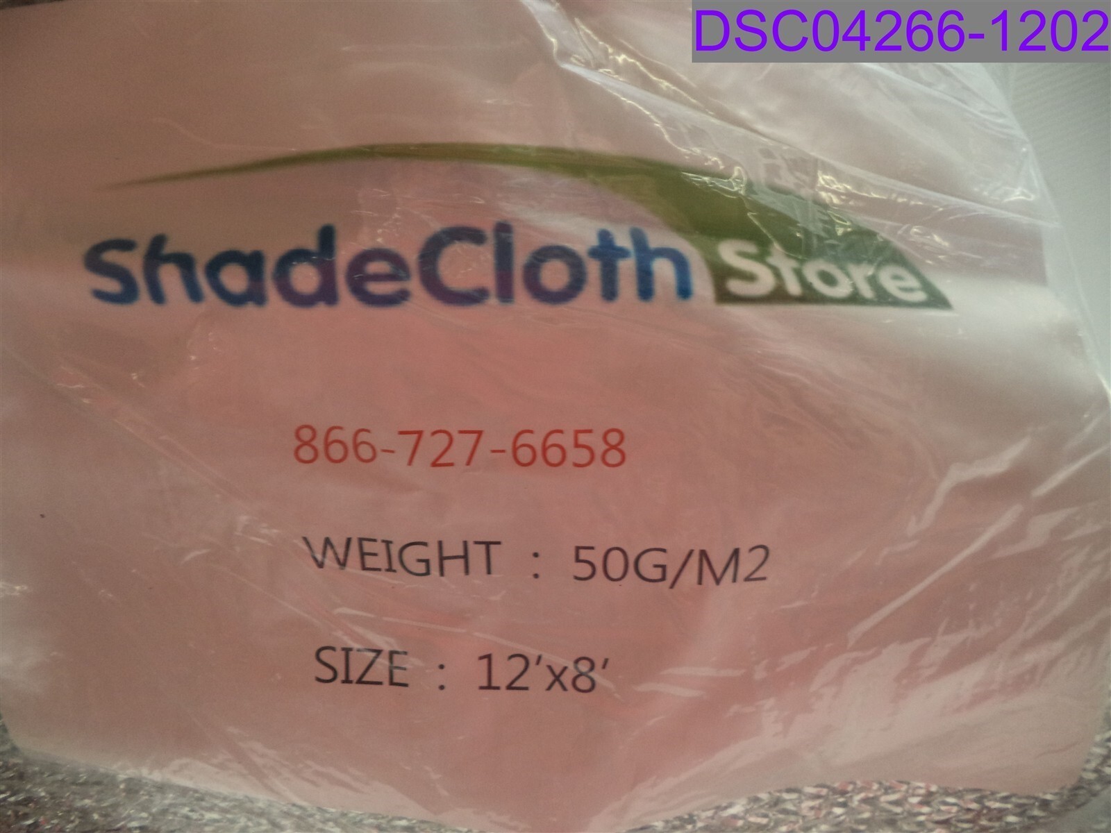 Qty = 2: Shade Cloth Store Silver 50G/M2, 12′ x 8′