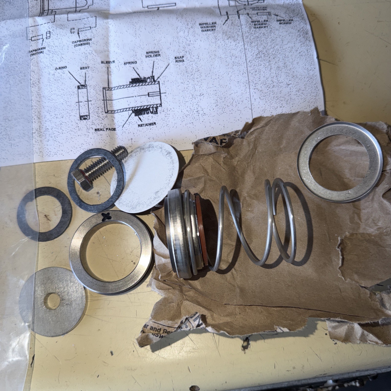 SEAL KIT for Power Soak Systems PWSK24463