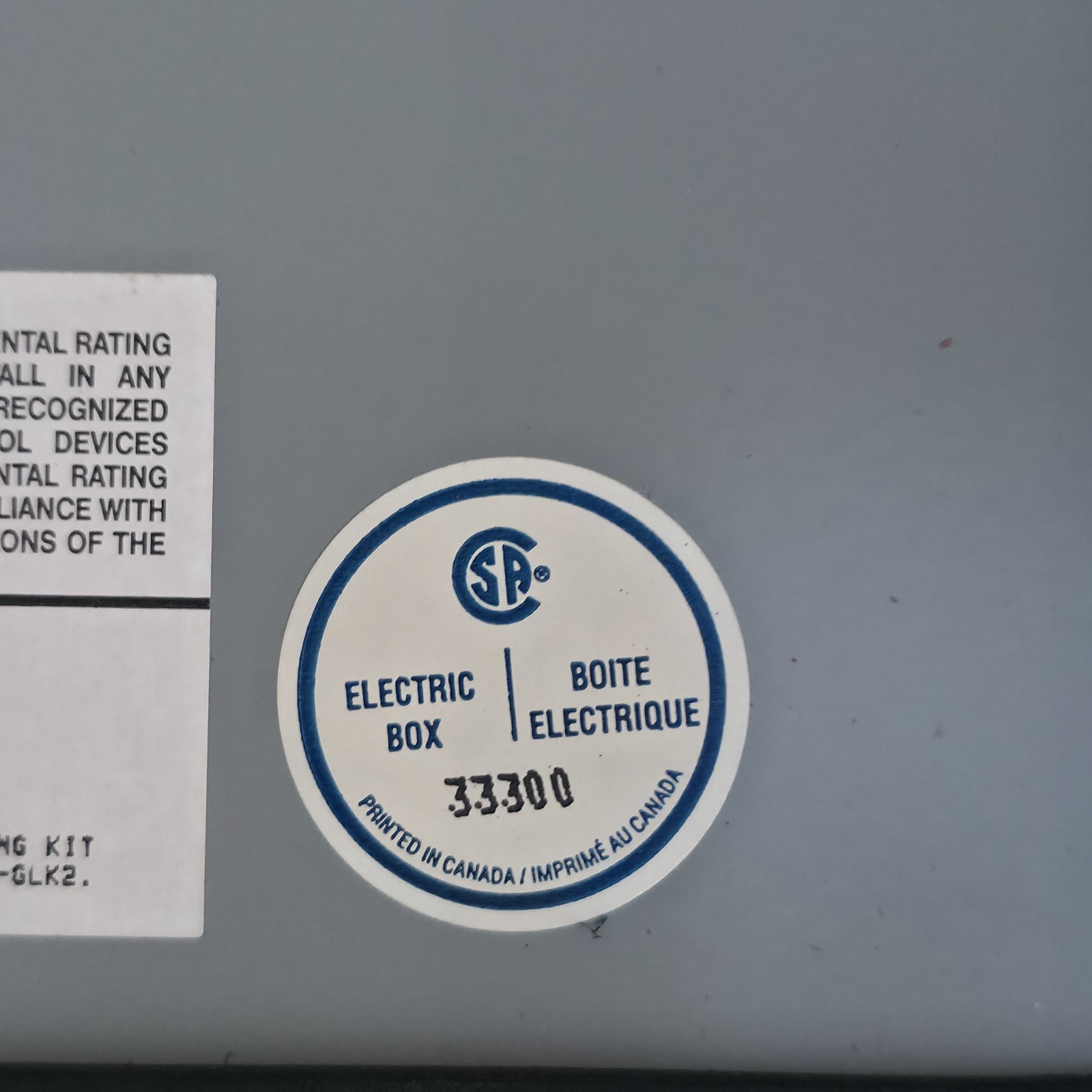 Enduratec Systems Interface – Hoffman Box – Shunt Cal E-Stop 2541-1 2541-2 2543
