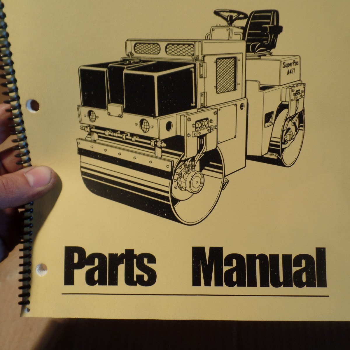 SUPERPAC COMPACTION MODEL A421 / A471 PARTS MANUAL, A-421, A-471, PARTS BOOK