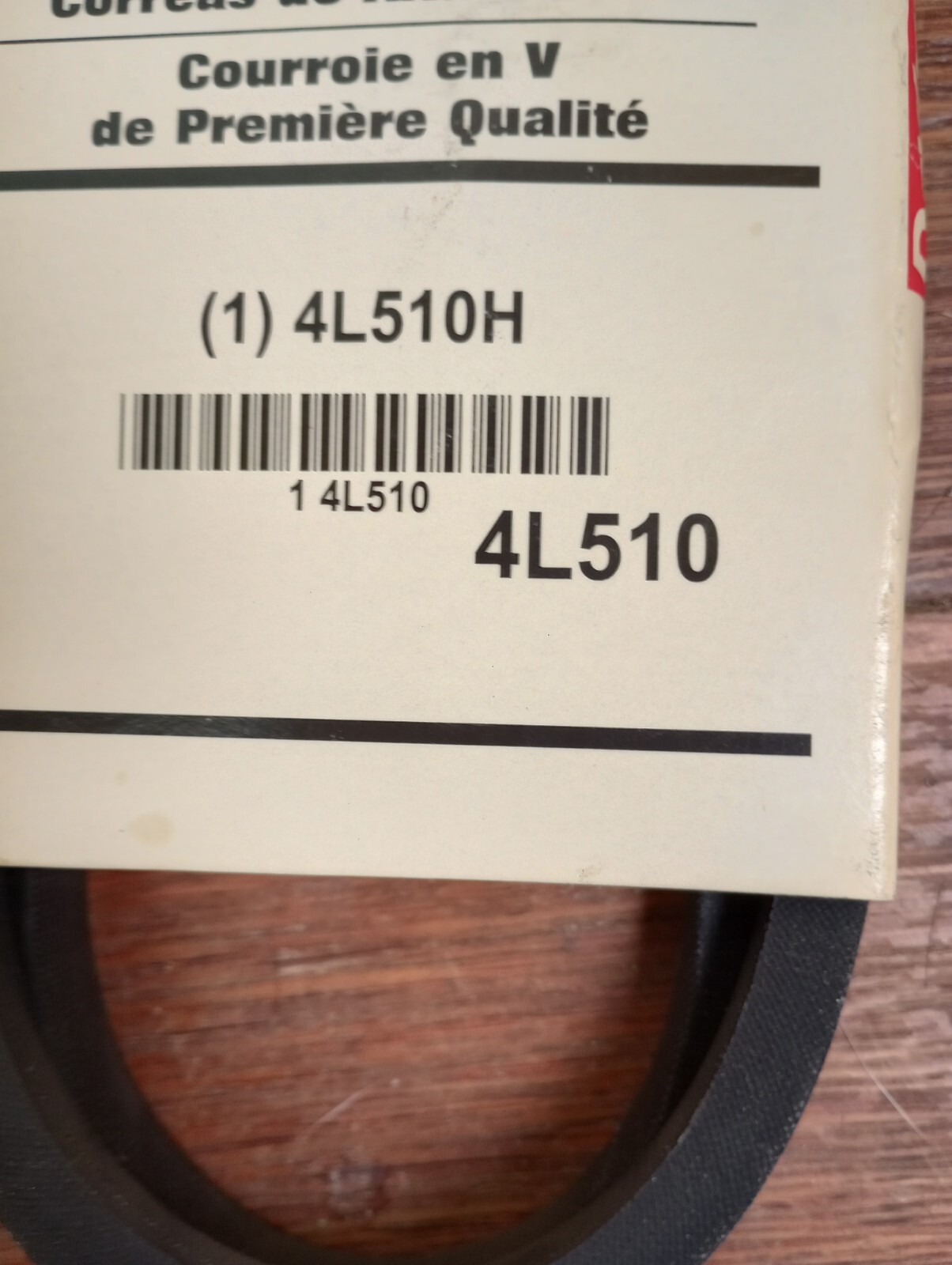 Dayton 4L510H – V-Belt – New Old Stock