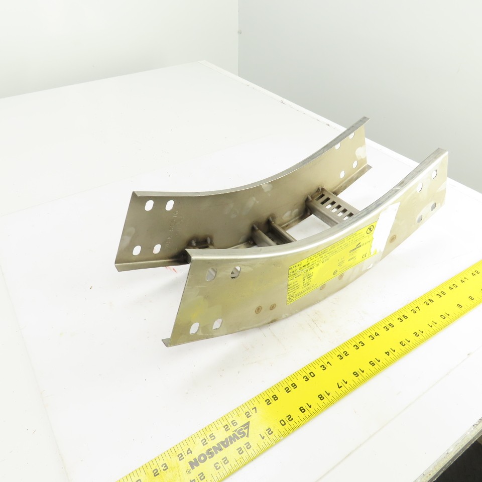 B-Line 4SS6MG-06-45VI12 Stainless Steel 45° Ladder Cable Tray Inside Bend 6″W
