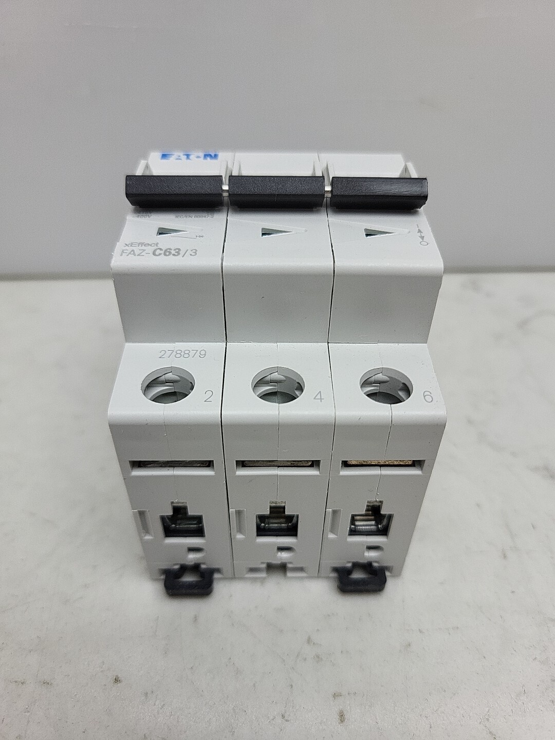 Eaton FAZ-C63/3 Moeller Miniature Circuit Breaker 63A Amp 15kA 3Pole 278879 New
