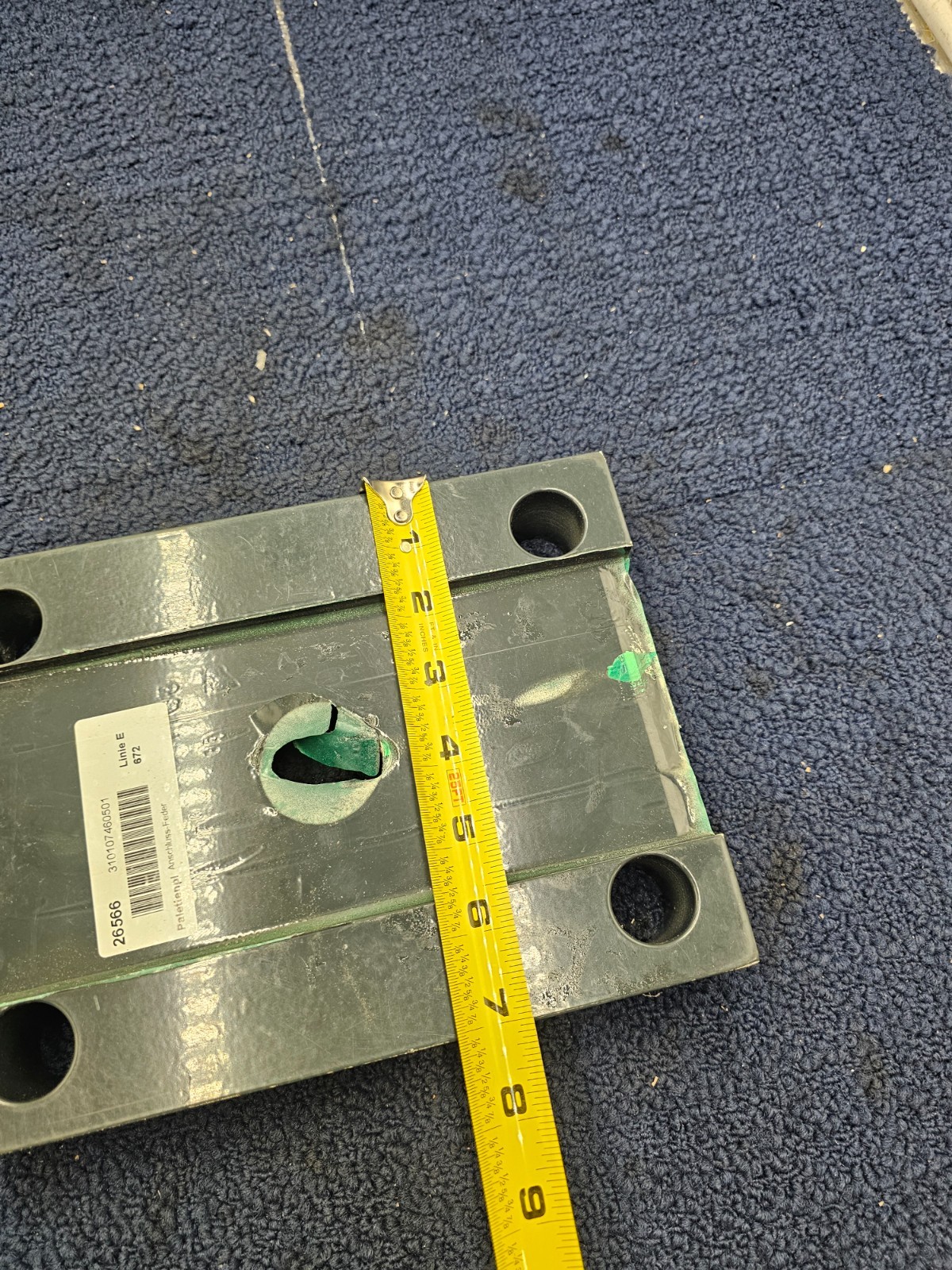 Axle to Spring Mounting Plate 26566 Connection Spring 9-1/2″ x 7″ – 310107460501