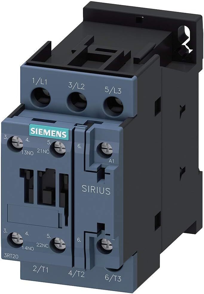 Siemens 3rt20251ak60 Contactor Ac-3 7.5kw 400v 1no 1nc Ac110v 50hz 120v 60hz