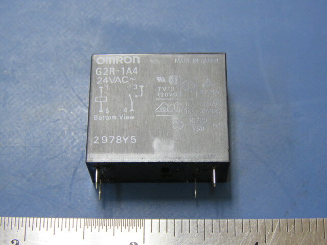 OMRON G2R-1A4-DC24 Qty of 10 per Lot General Purpose Relay SPST-NO (1 Form A) 2