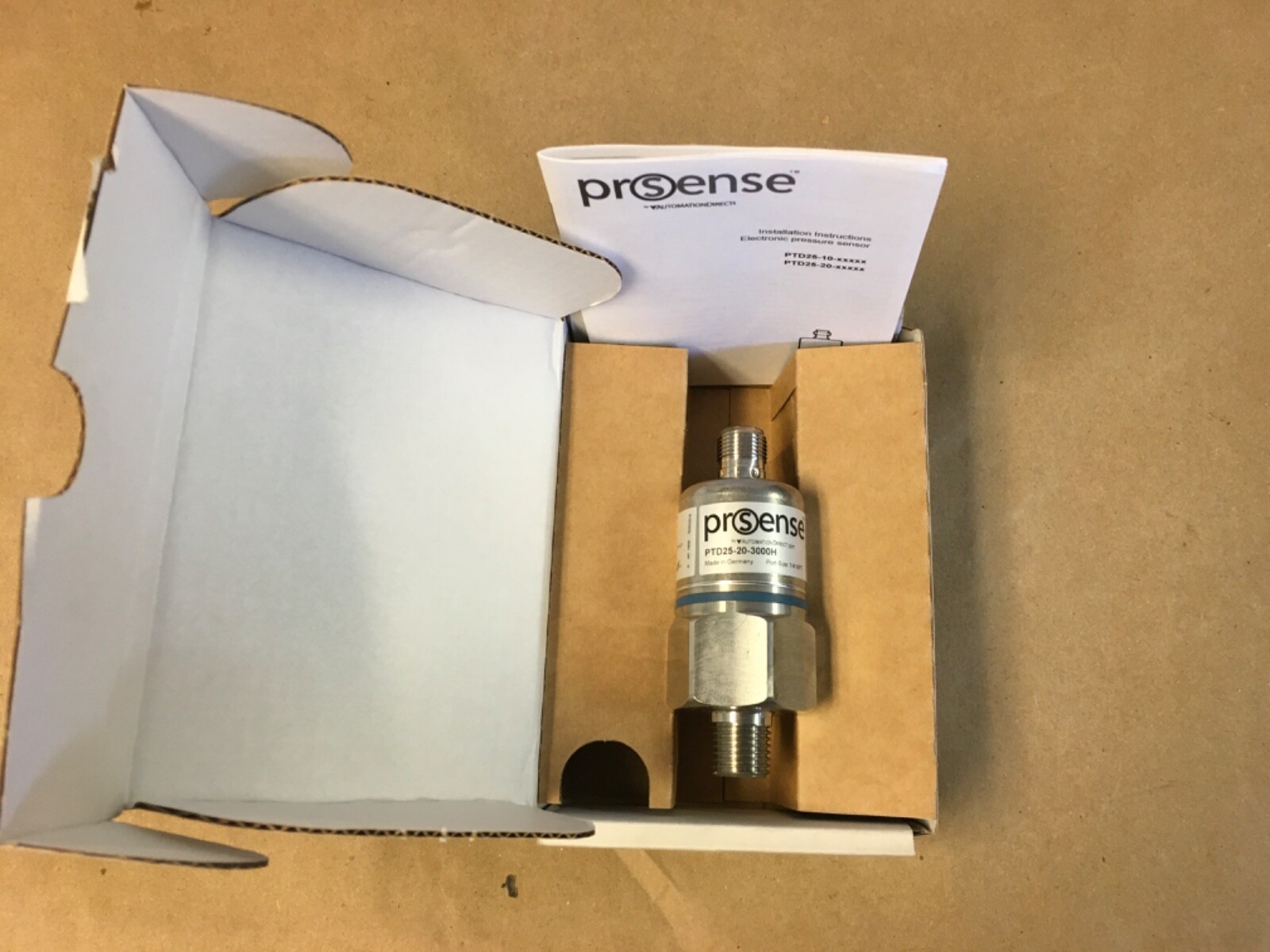Automation Direct ProSense PTD25-20-3000H Pressure Transmitter 3000psi