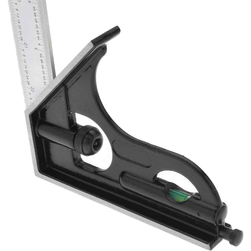 SPI 2 Piece, 24″ Combination Square Set 1/16, 1/32, 1/64 & 1/8″ (4R) Graduati…