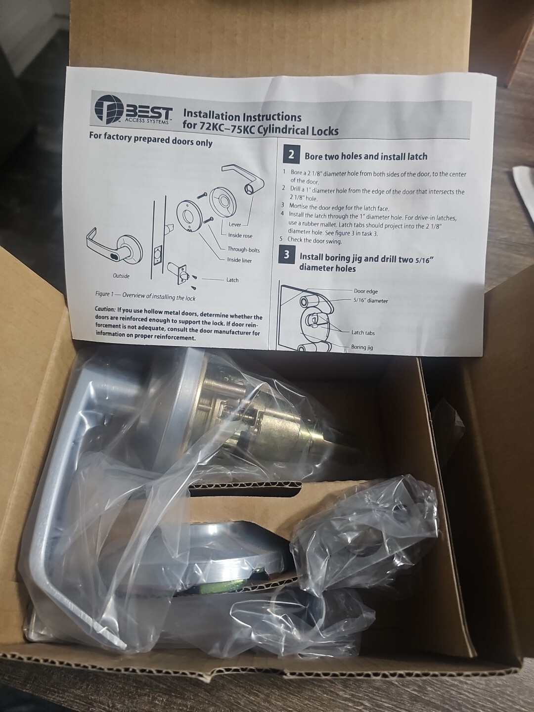 Stanley Security/Best 73KC0N15D-S3-626 Medium Duty Lever Brushed Nickel Passage