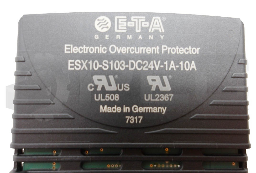 NEW ETA ESX10-S103-DC24V-1A-10A ELECTRONIC OVERCURRENT PROTECTOR