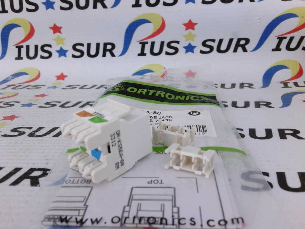 NSOP Ortronics OR-KS5EA-88 CAT5E Keystone Jack White