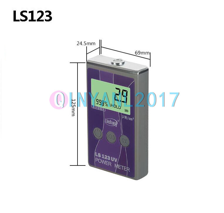 Linshang LS123 UV Power Meter for Measuring the UV Radiation Luminance