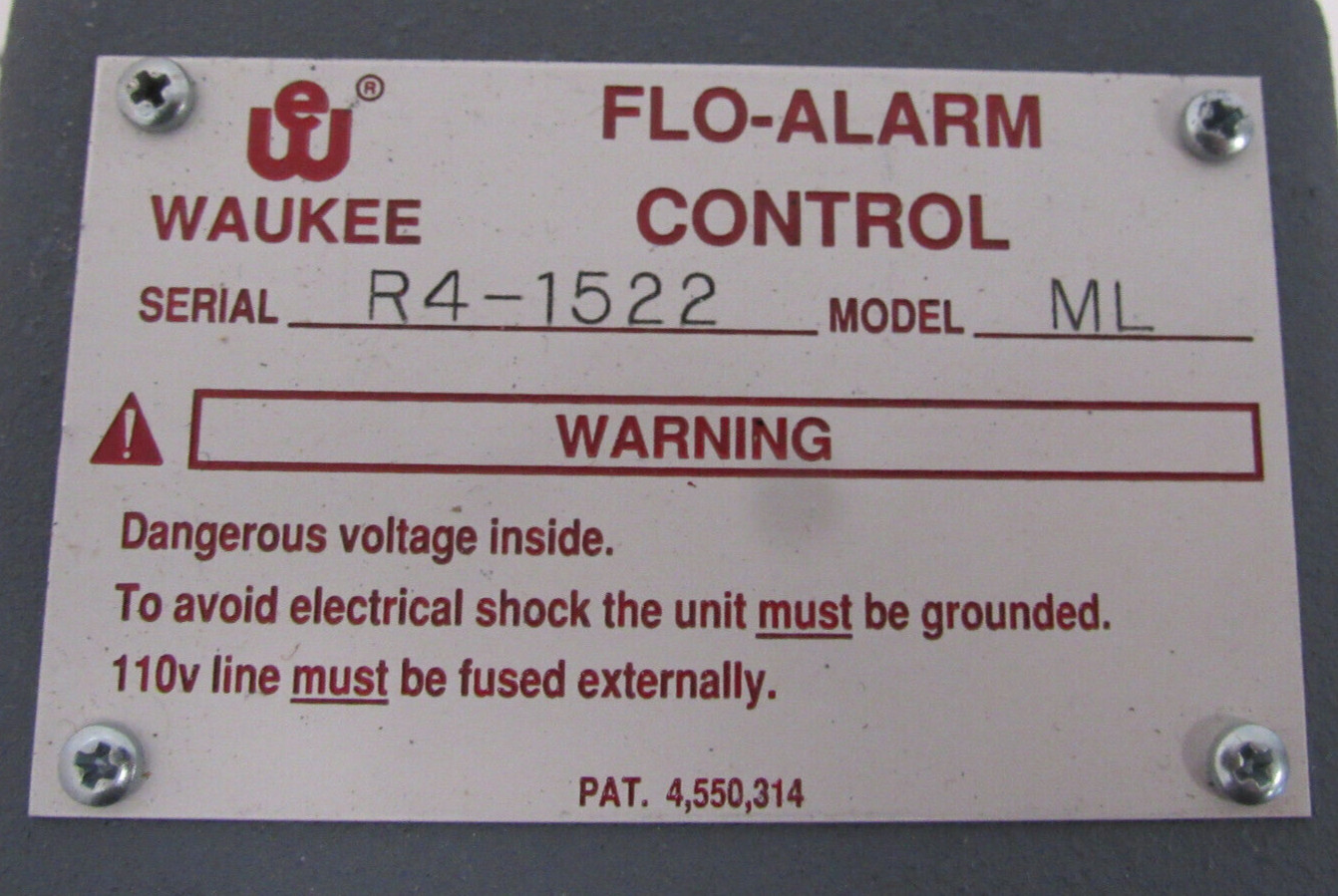 NEW WAUKEE ML FLO-ALARM CONTROL