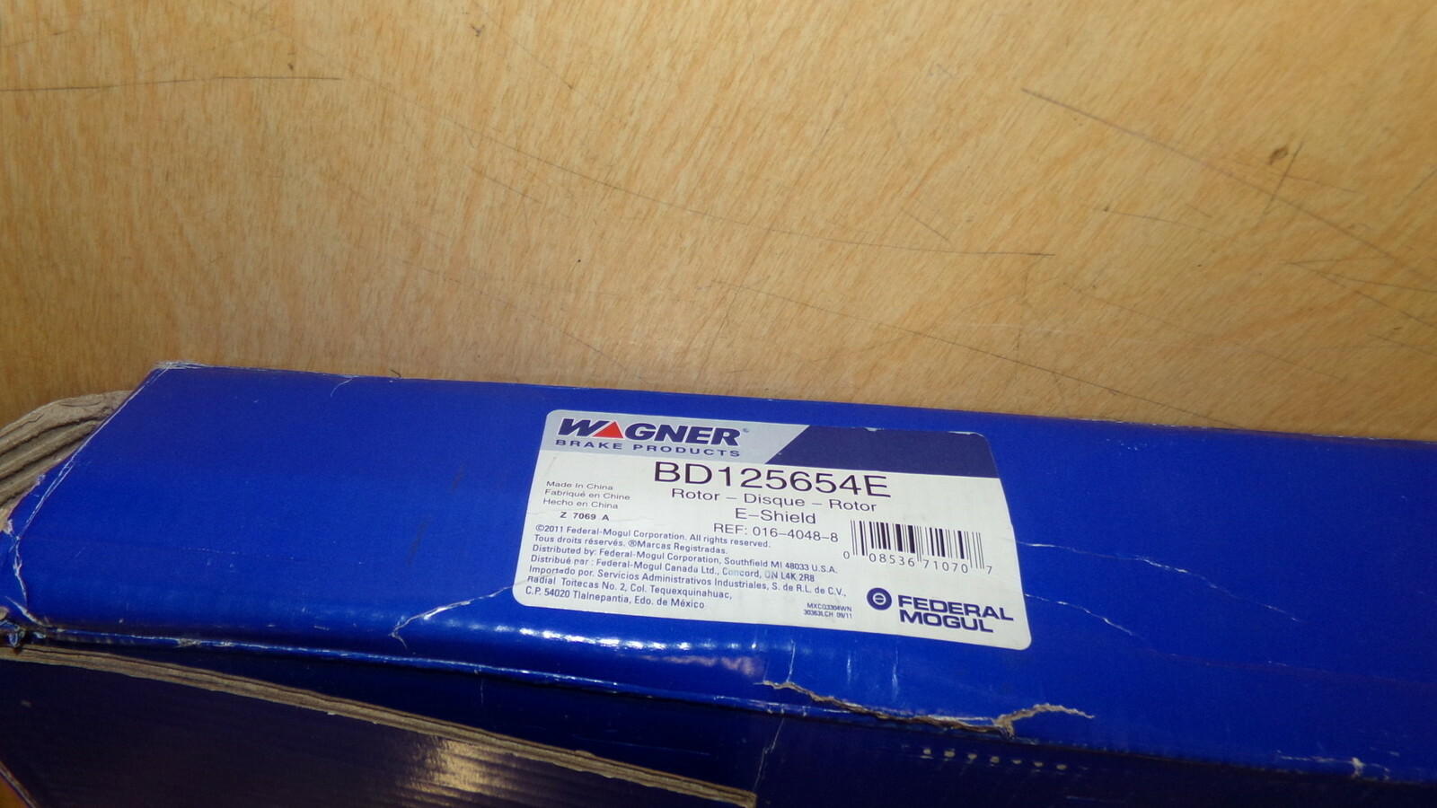 NEW Federal Mogul BD125654E Brake Rotor *FREE SHIPPING*