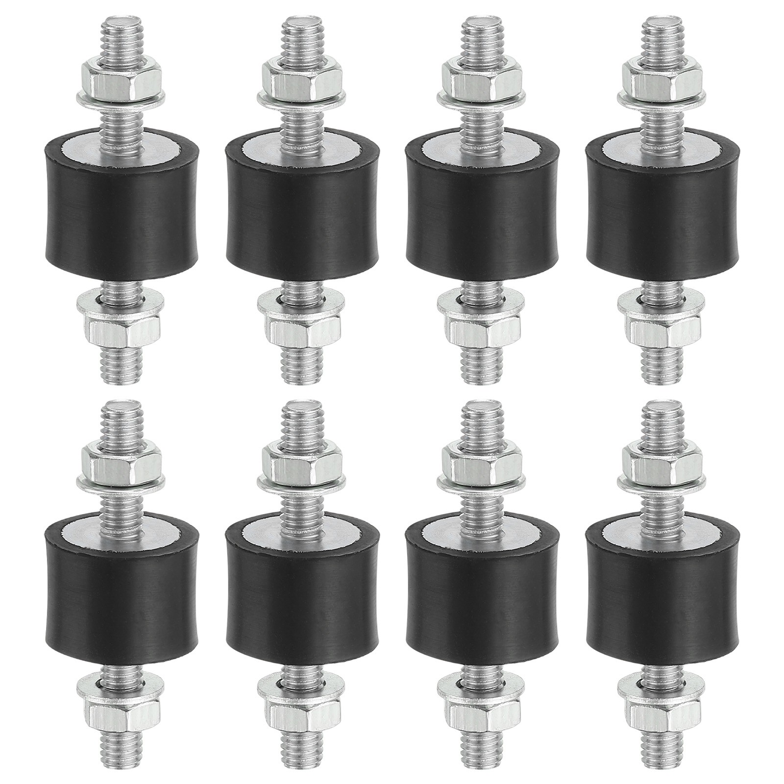 8 Pcs 15x20mm M6 Rubber Studs Shock Absorber, VV Type
