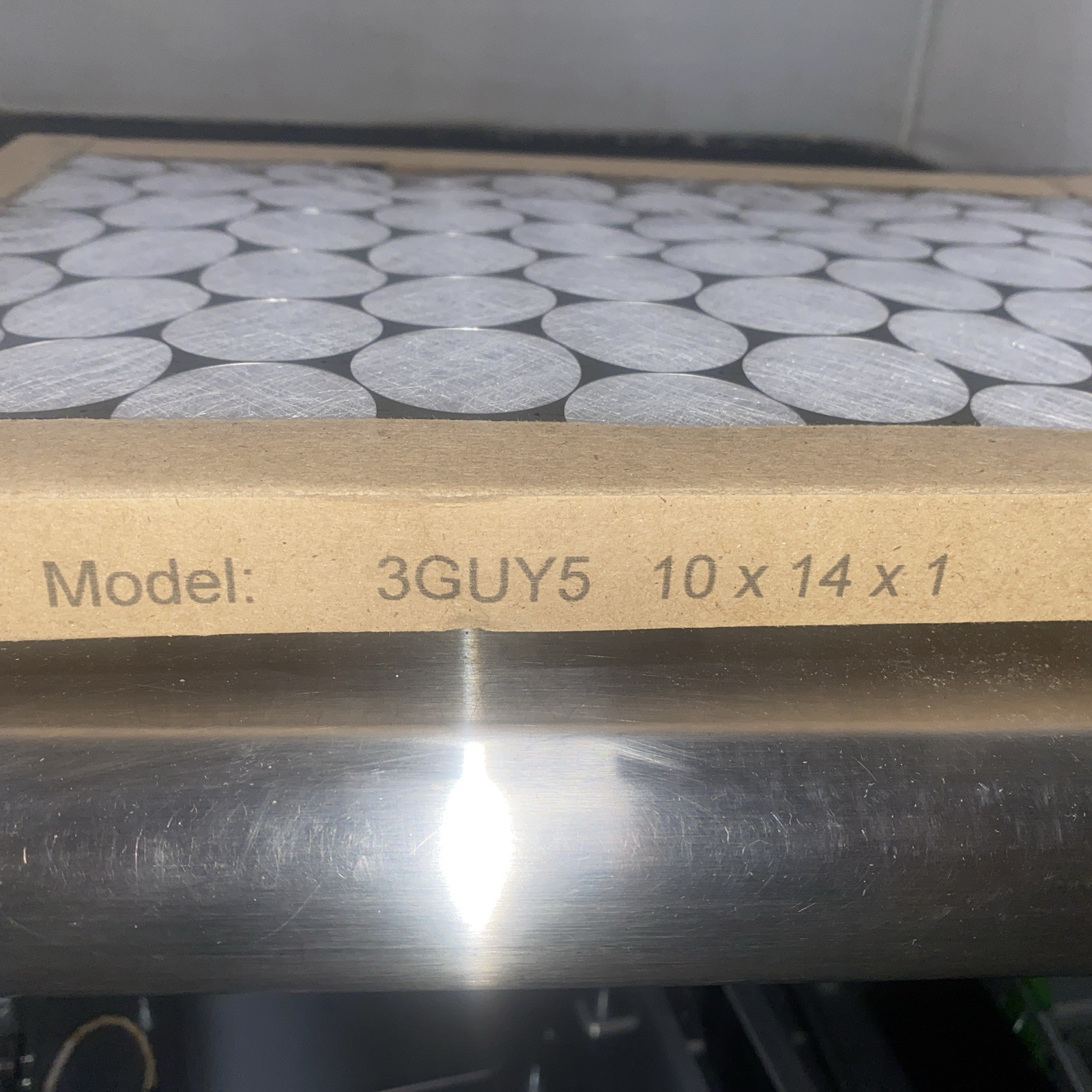NEW Air Handler Air Filter Fiberglass 3GUY5 10x14x1, Case of 12