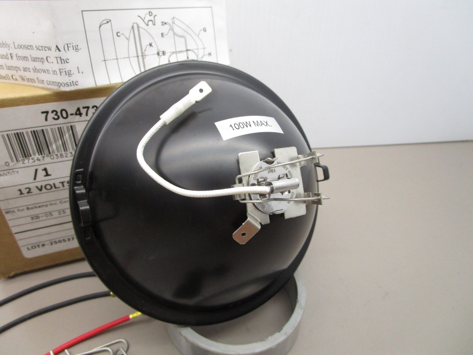 Unity U-7682 5″ Spot Lamp HID Conversion Kit 100W 12V