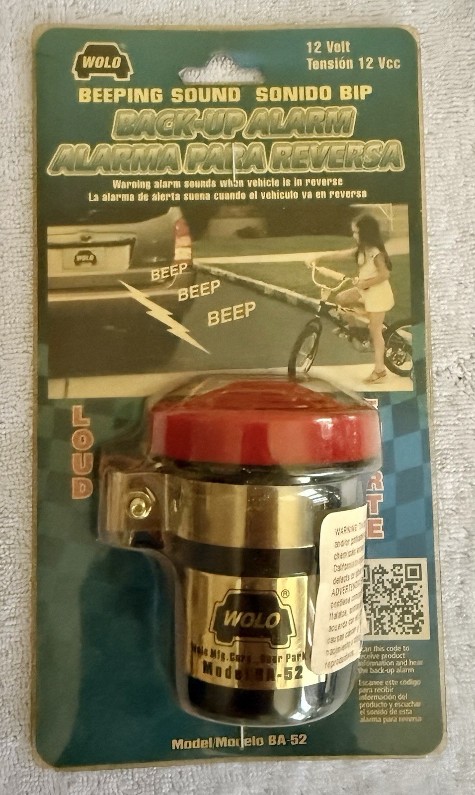 WOLO Back Up Alarm Model BA-52 New