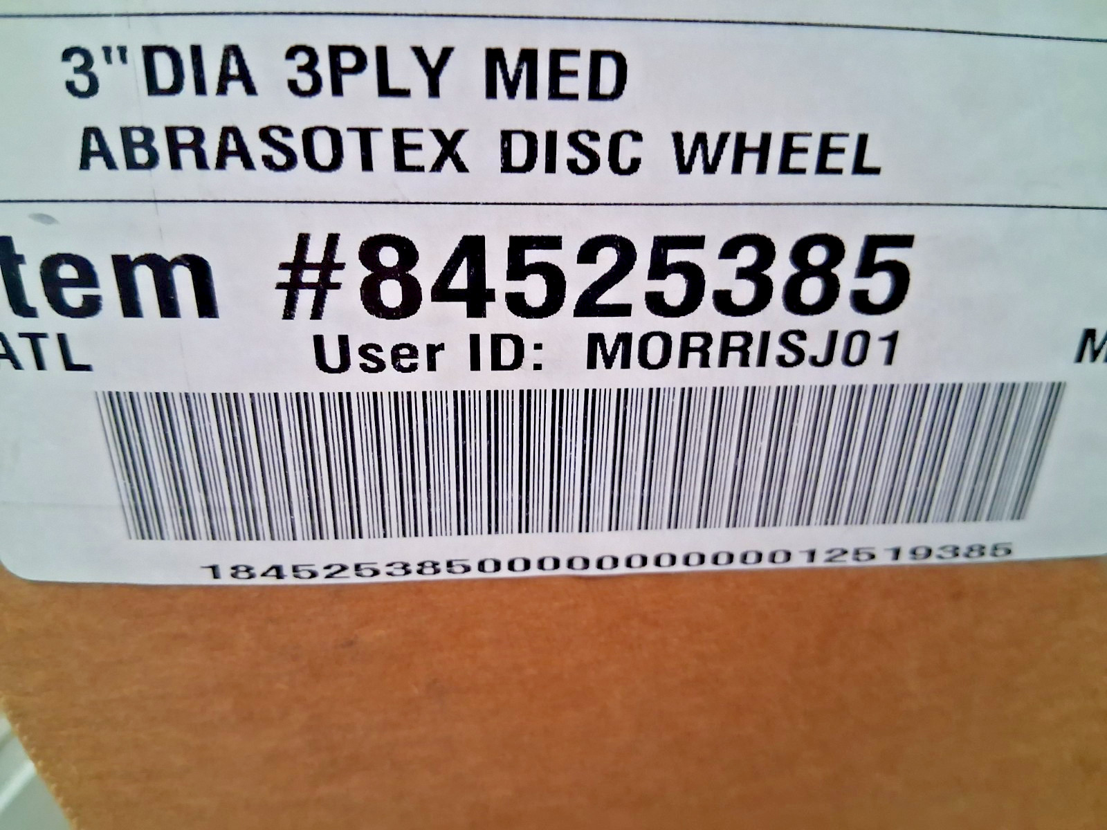 Merit Abrasives Mounted Scrubber Buffing Wheels QTY10 3″ Dia 84525385