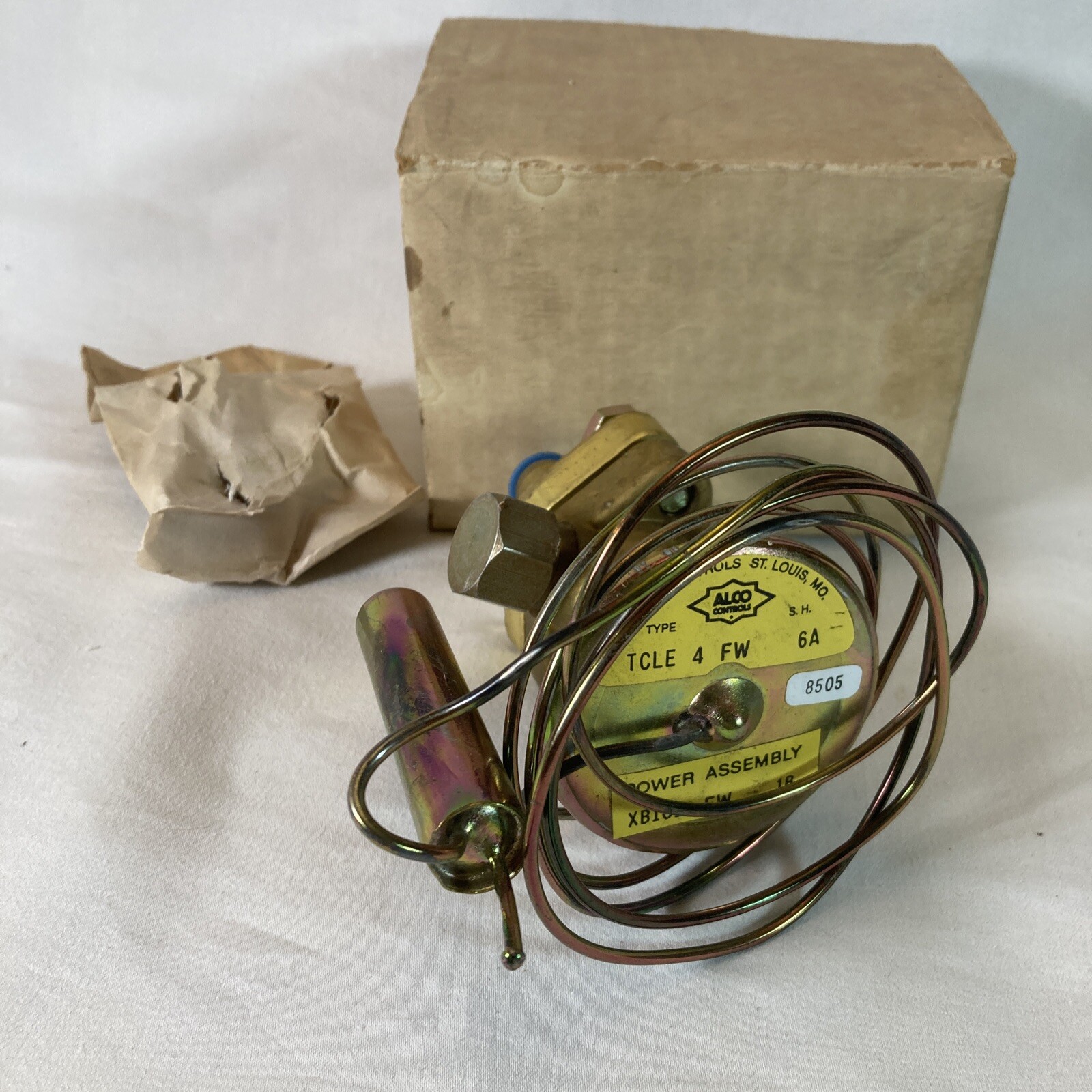 New ALCO Thermostatic Expansion Valve TCLE-4-FW 4-Ton -10F to 50F 5/8″ 5′ Tube