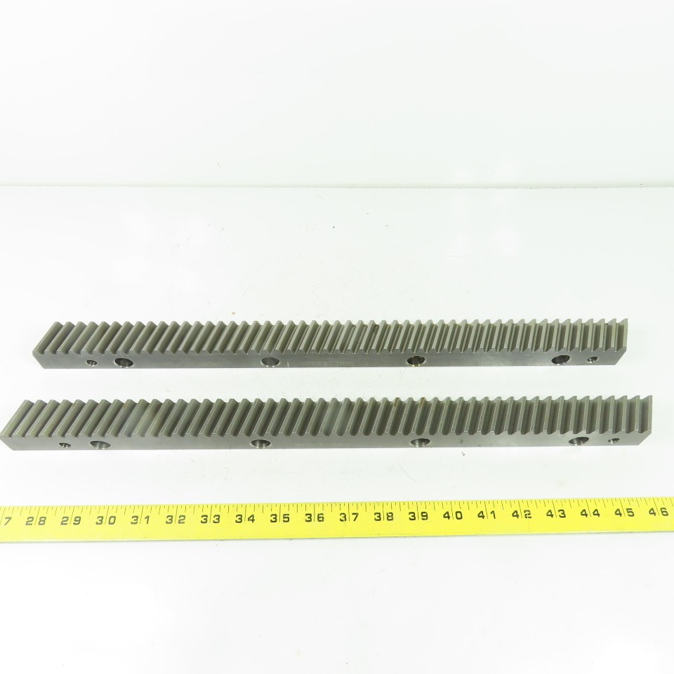 3831050 7 136836 30mm x 29mm Gear Rack 510mm OAL 20° Angle Lot Of 2