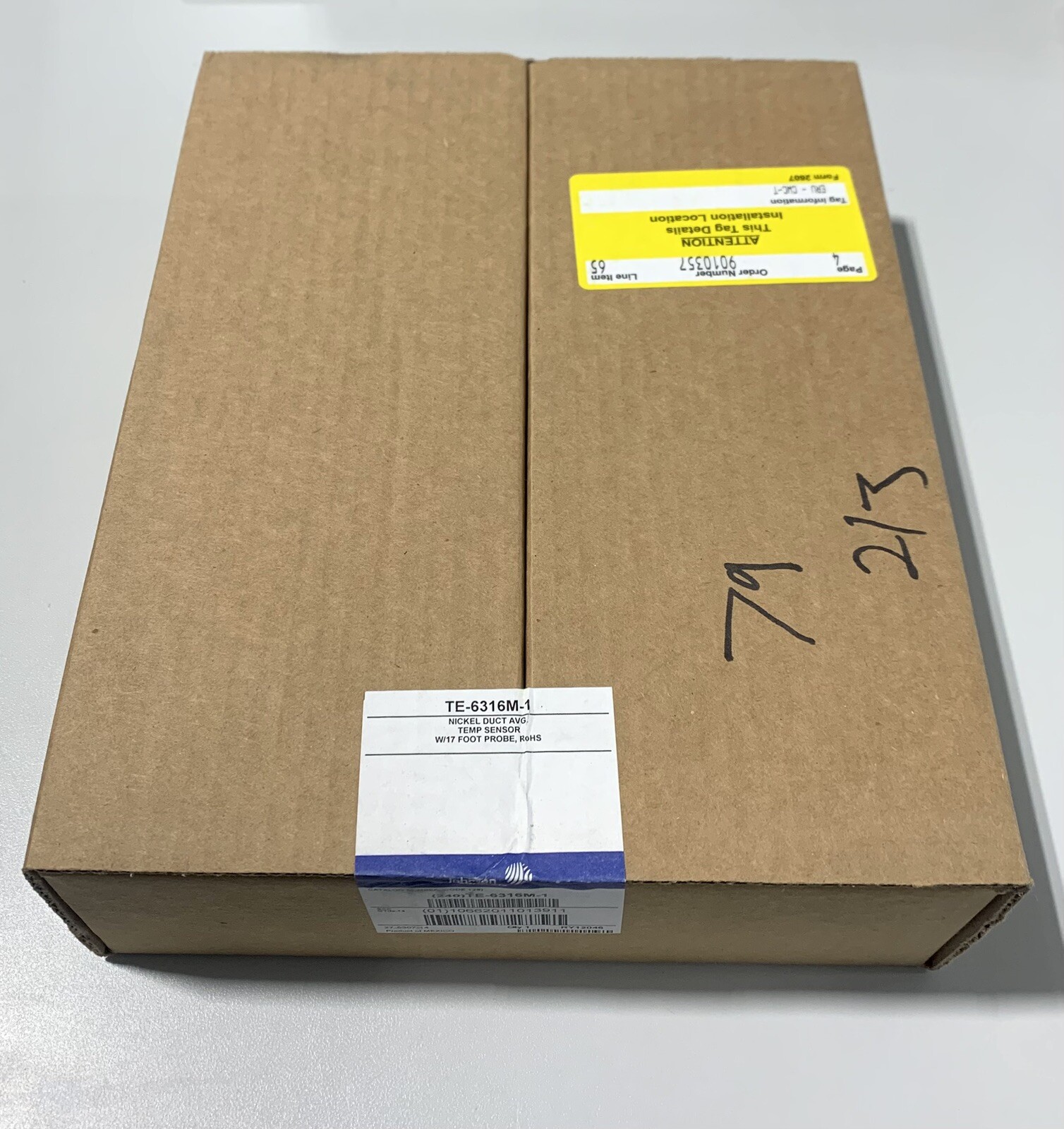 Johnson Controls TE-6316M-1 Averaging Temperature Sensor 17′ Probe *NEW IN BOX*