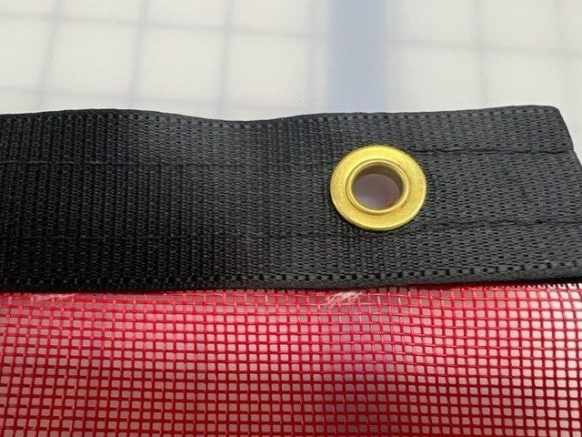 *NEW* 18″ x 18″ RED Mesh Safety Flags w/Grommets (6pc) Oversize Load Heavy Duty