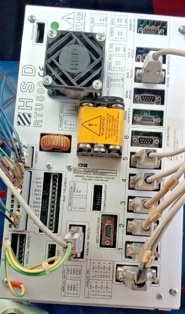 The HSD RTU500 CNI (P/N: H0112D500D100) modular Remote Terminal Unit