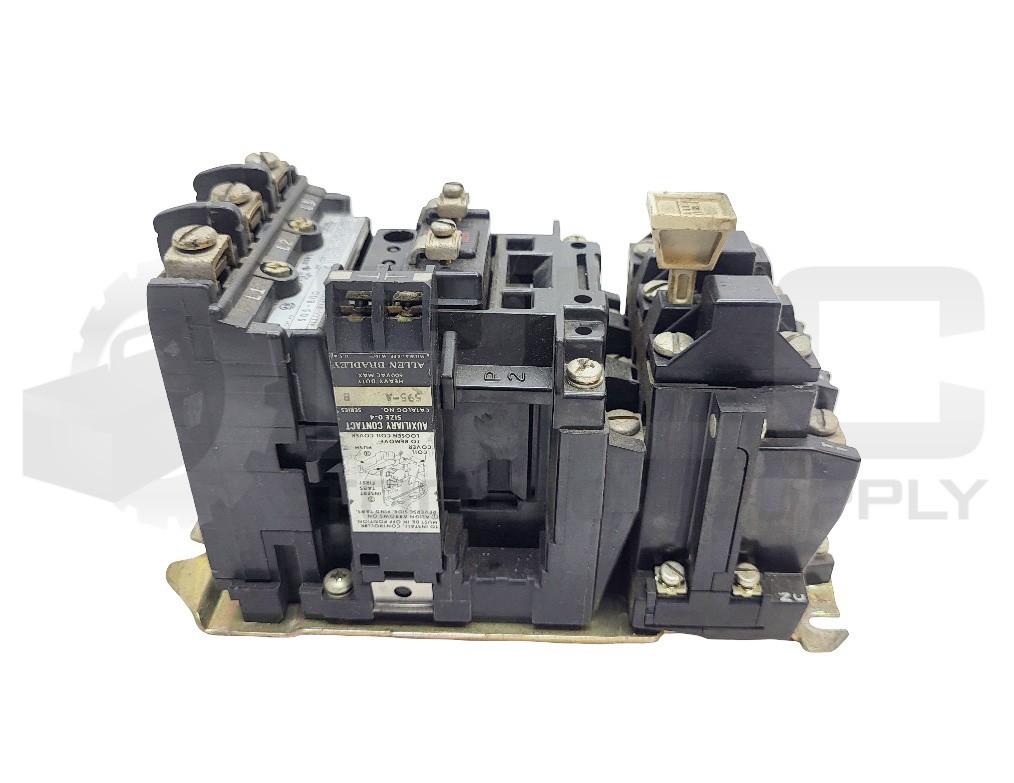 ALLEN BRADLEY 505-BOD /C STARTER W/ CB236 COIL W/ 42185-800-01 W/ 595-A /B