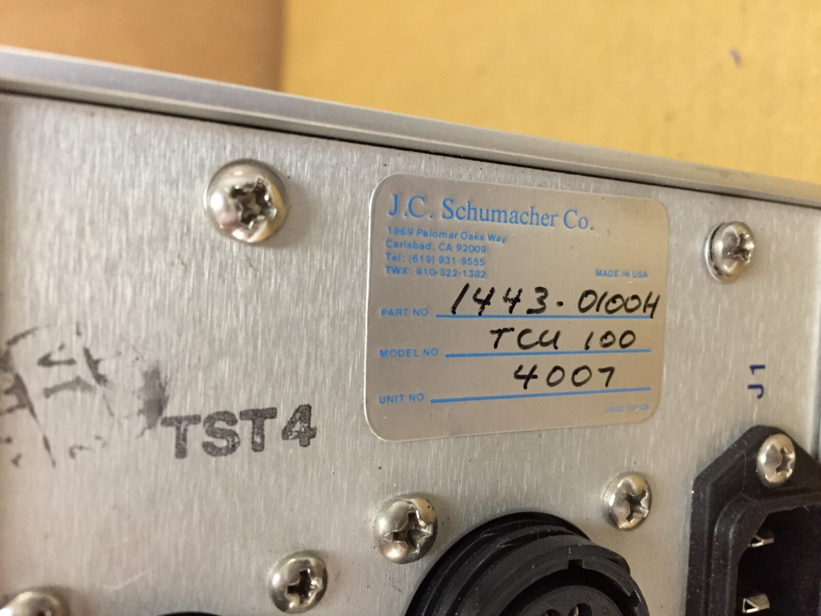 Schumacher Source Temperature Control System Module Model 100 1443-0100H