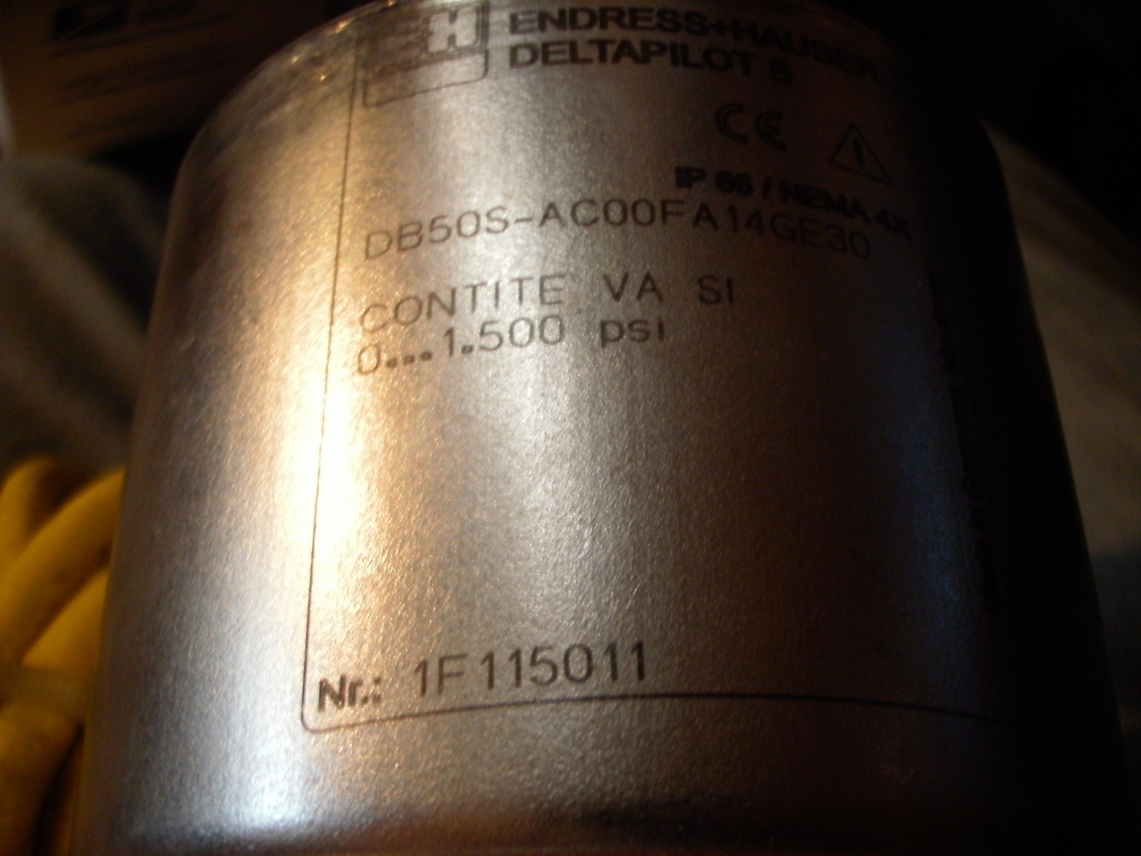 ENDRESS HAUSER DELTAPILOT S DB50S-AC00FA14GE30 CONTITE VA SI 0-1.500 PSI