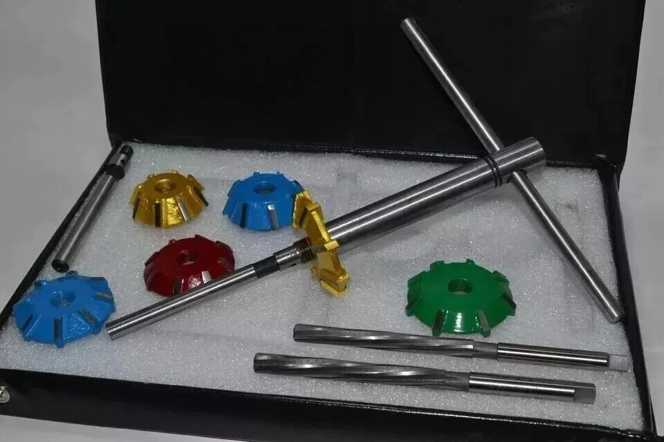 3 Angle Cut Valve Seat Cutter Kit CHEVY,MOPAR Big Block Motor 30-45-70 Deg