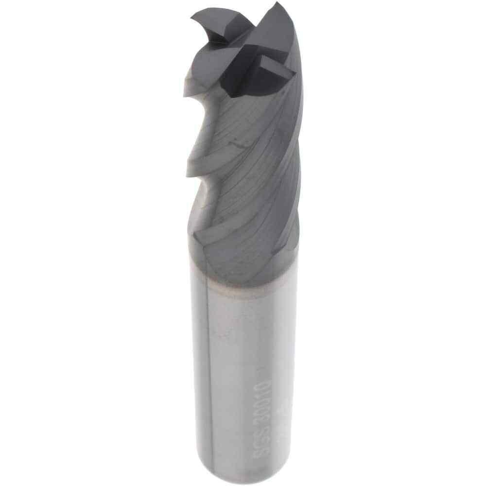 SGS 30010 Square End Mill: 5/16″ Dia, 13/16″ LOC, 5/16″ Shank, 2-1/2″ OAL