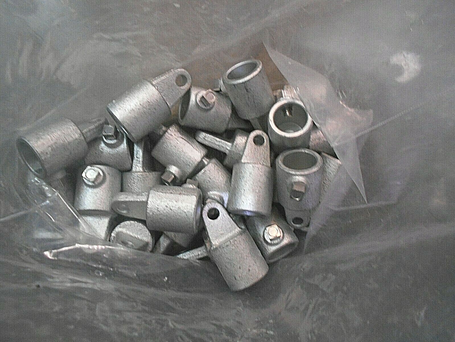 HD Galvanized Cast Iron 7/8″ Pipe/Tube Eyed Fitting (Qty-25) (J-4)