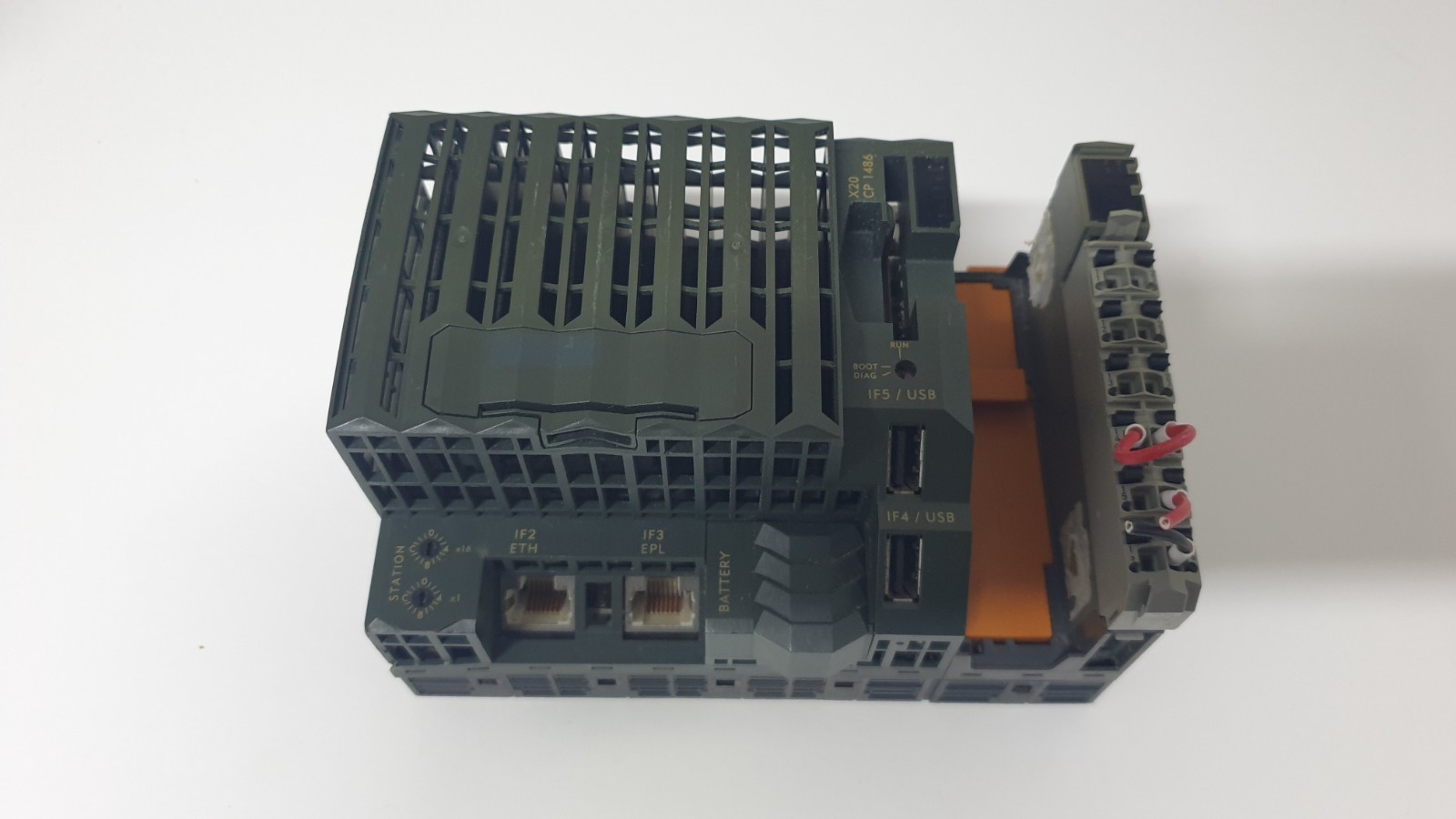 B&R X20 CP1486 PLC Controller with USB & Ethernet Ports | Rev. H0 | Used