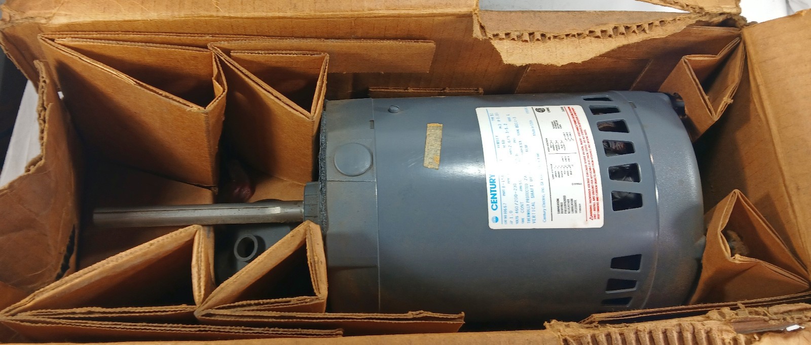 1 NEW CENTURY 8-158002-01 1140 RPM 1 HP M56Y FRAME BLOWER MOTOR NIB *MAKE OFFER*