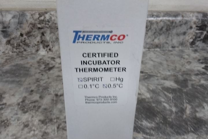 Thermco ACCI0301S 5 Pk 18 to 50°C 30mL Bottle Volume Bottle Thermometer