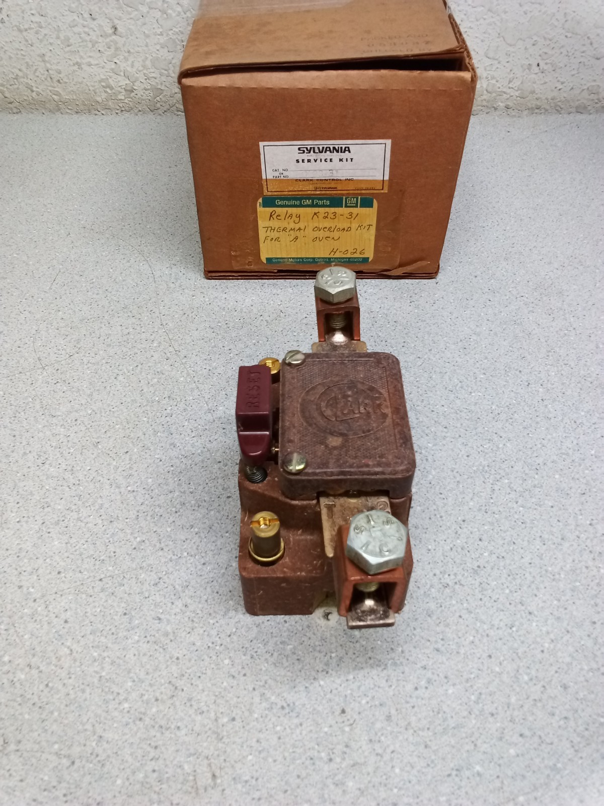 Sylvania Service Kit K23-31 Thermal Overload Kit