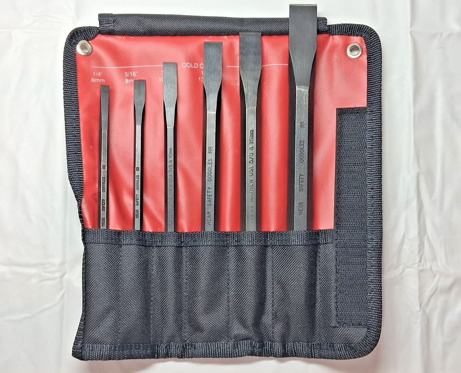 Mayhew 6 Pc Cold Chisel Set 1/4 – 3/4″ 60560