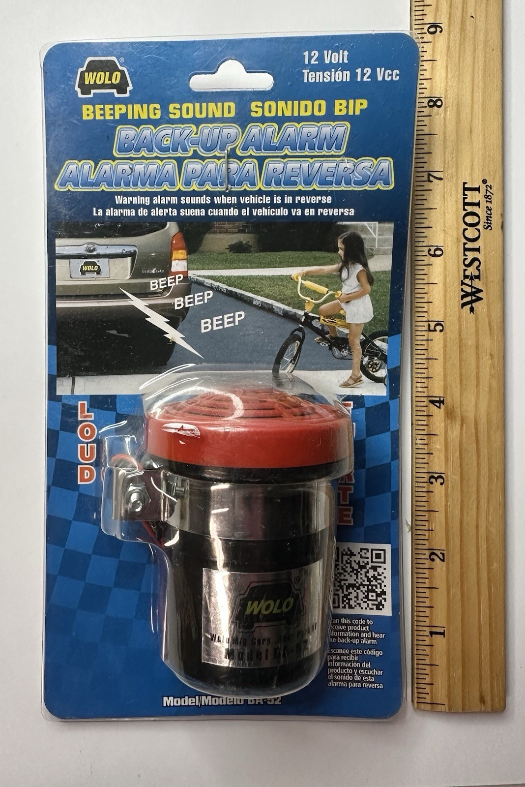 WOLO Back Up Warning Alarm Model BA-52 NOS