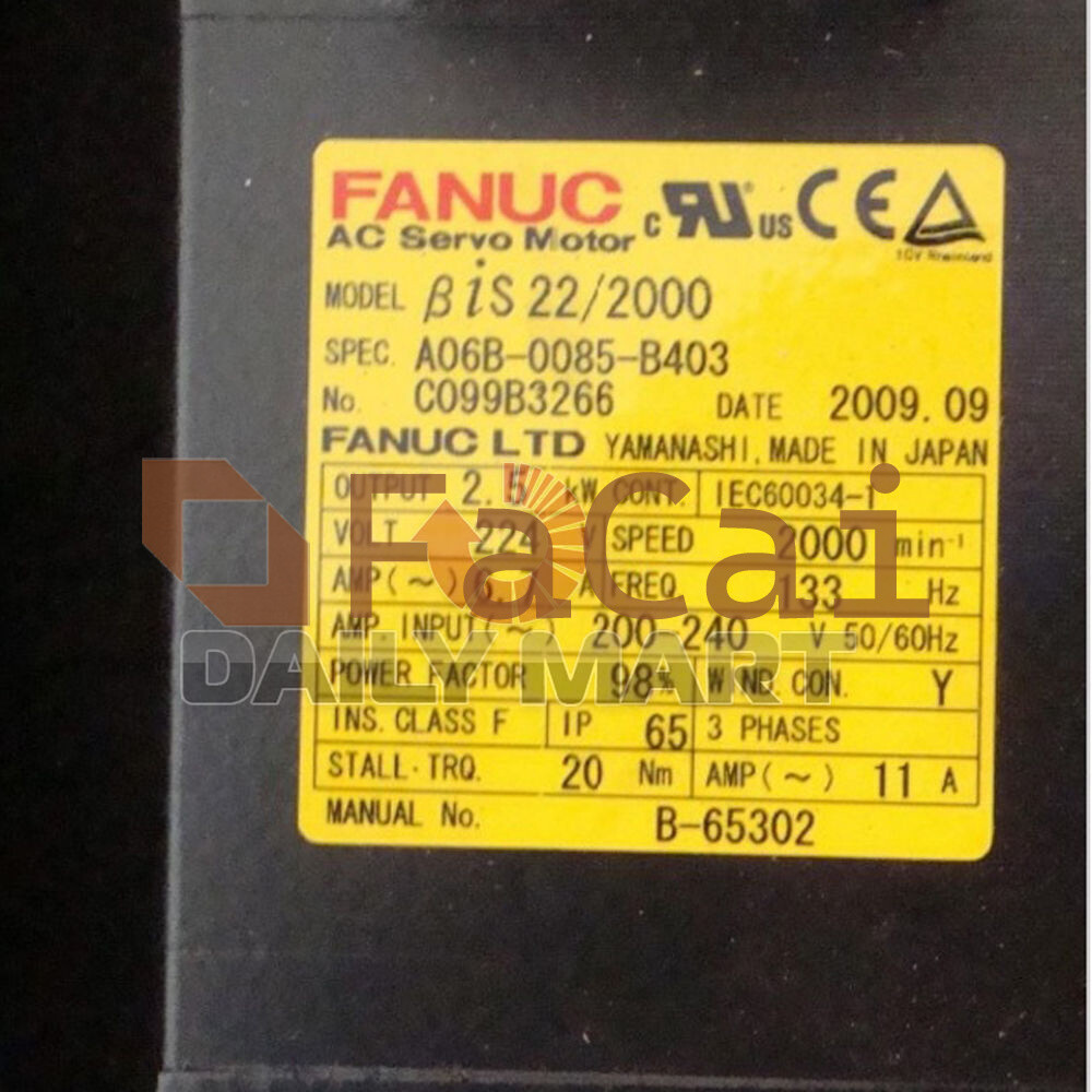 1PCS FANUC A06B-0085-B403 NEW