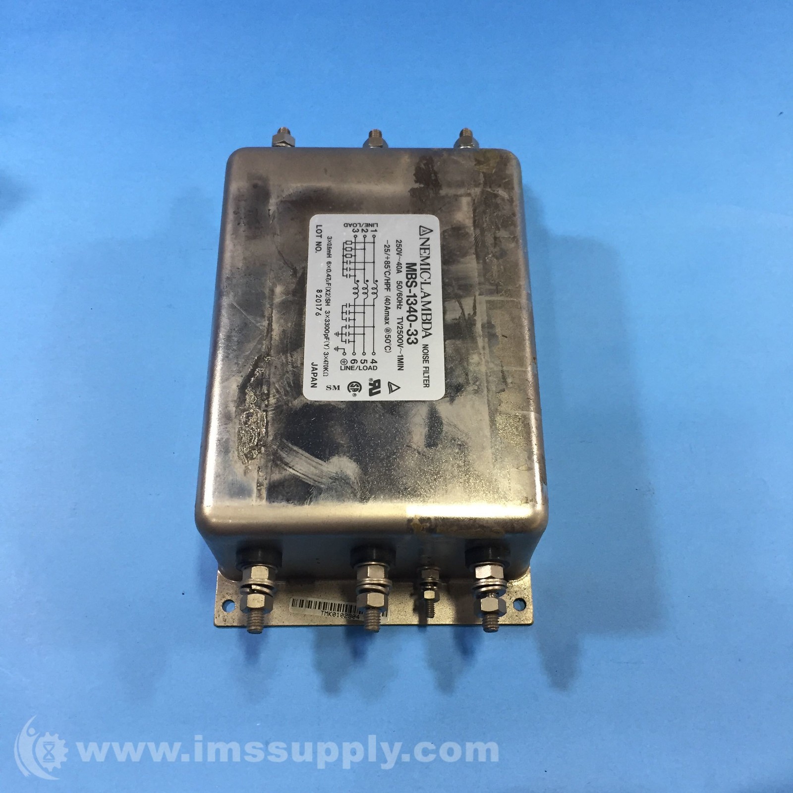 Nemic Lambda MBS-1340-33 Noise Filter USIP