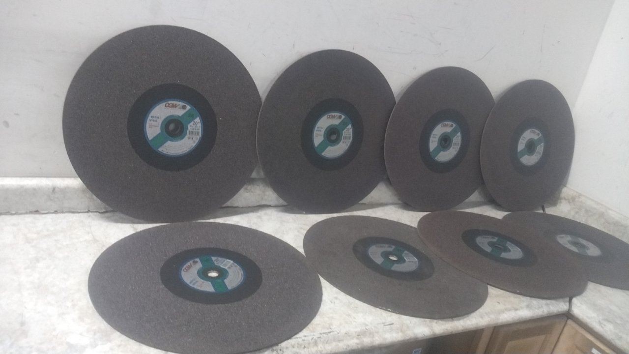 Camel Grinding Wheels 35851 8 Pk 20 x 7/32 x 1 In Stationary Saw Blade