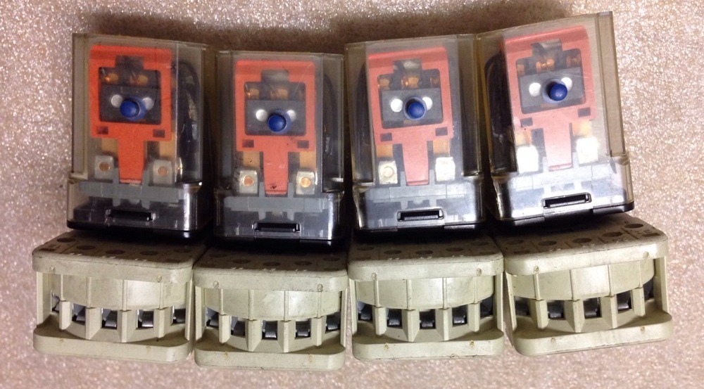 Schrack 111PGS & Bircher R3, 24V, Lot Of 4, ShipSameDay W/2-3DayShipping #1374Z