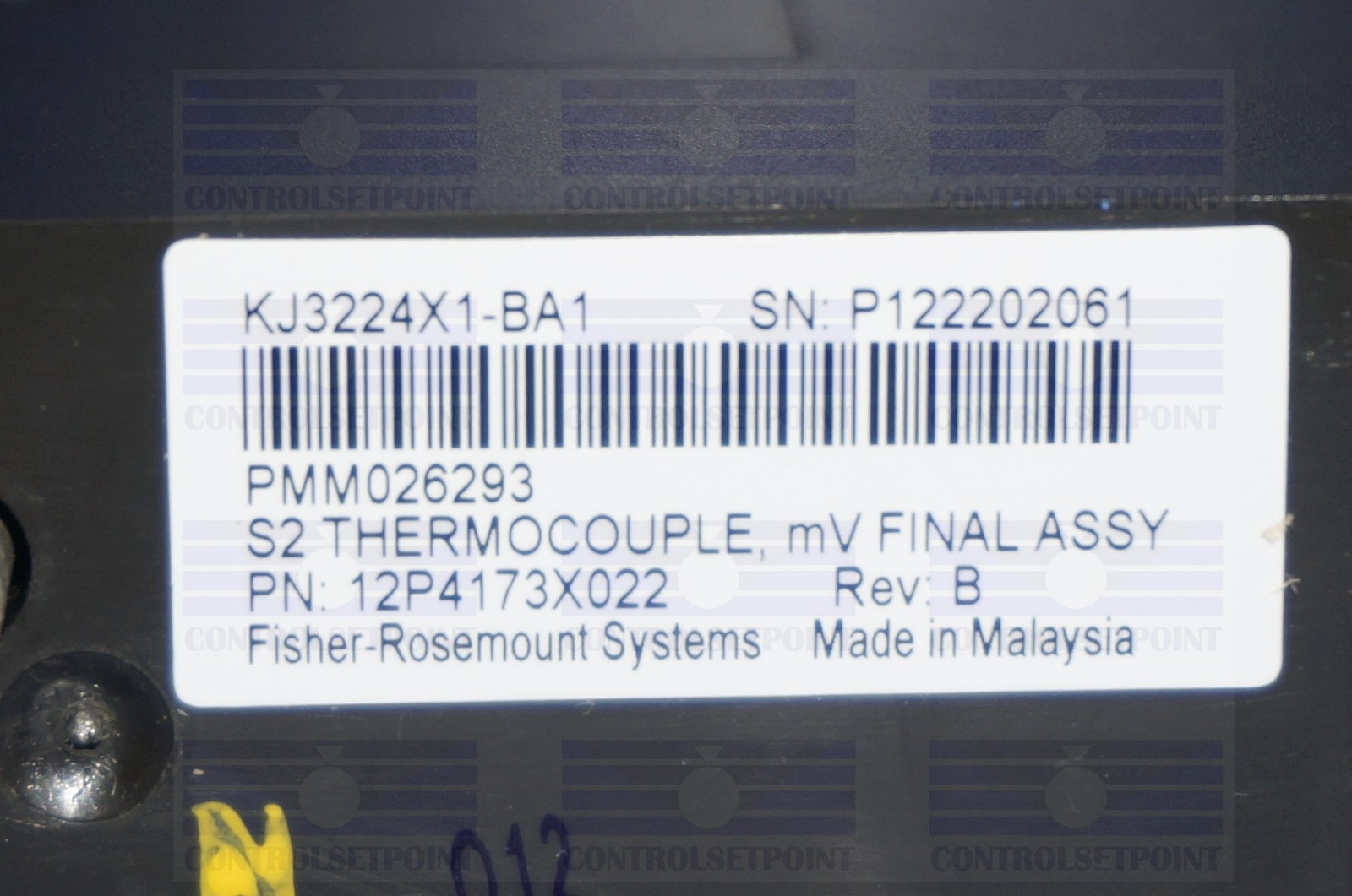 EMERSON DELTAV KJ3224X1-BA1 THERMOCOUPLE MV 8 CH KJ3224X1BA1 VE4003S5B1 12P4173