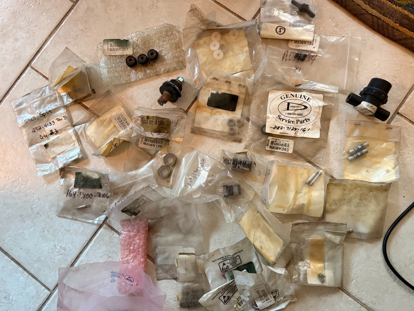 NEW HUGE LOT Liburdi Welding Welder Parts Wire housing Fuse bearing diffuser 282